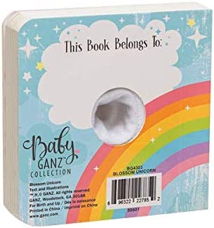 Blossom Unicorn Finger Puppet Book-4x4