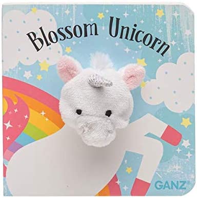 Blossom Unicorn Finger Puppet Book-4x4"