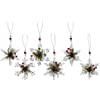2.25" Mistletoe Snowflake Ornament