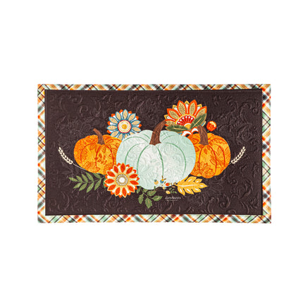 Harvest Blessings Embossed Floor Mat