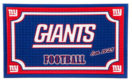 Embossed Door Mat-New York Giants