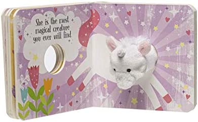 Blossom Unicorn Finger Puppet Book-4x4
