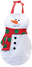 Kid's Whimsy Winter Snowman Apron