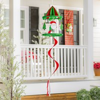 Santa and Tree Hanging Spinner