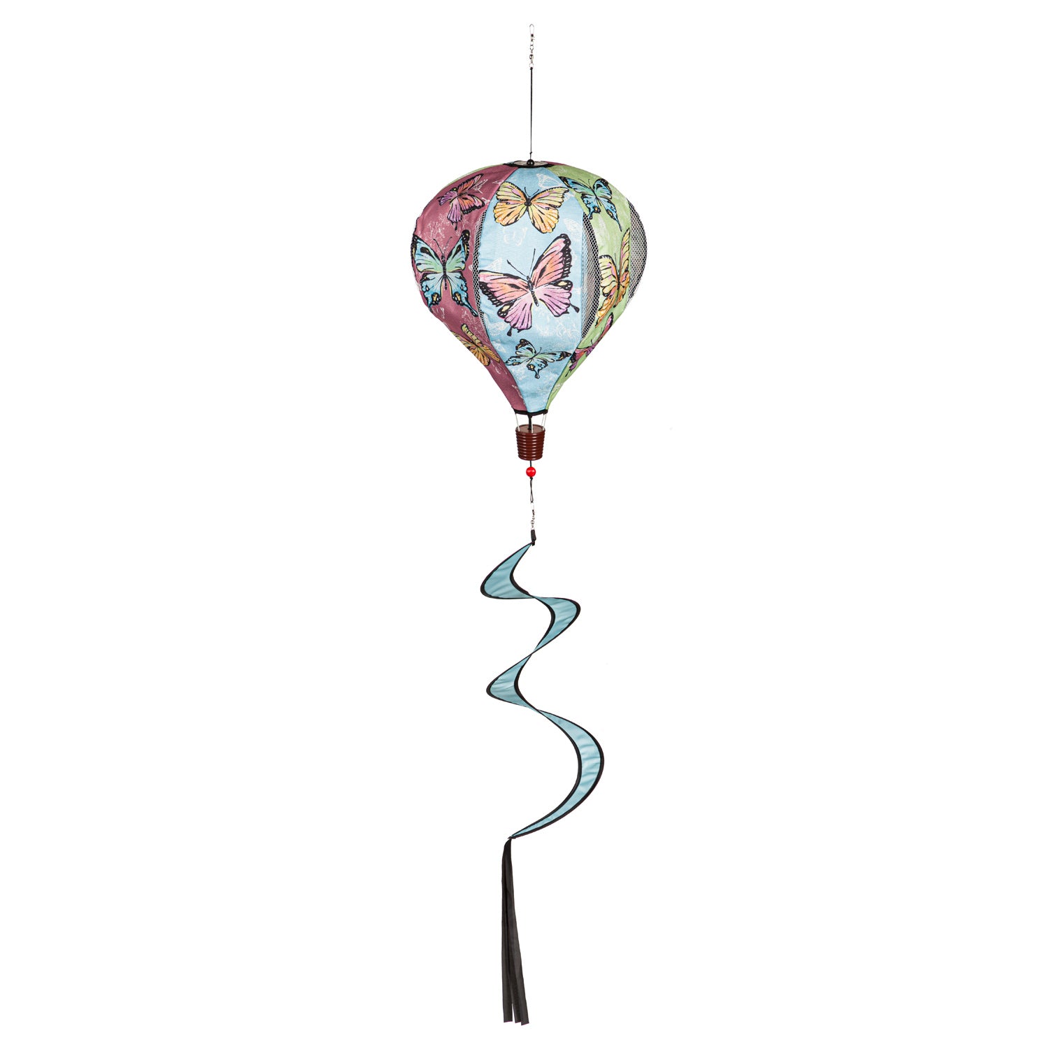 Butterfly Fields Burlap Balloon Spinner