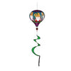 Flower Pot Gnomes Burlap Balloon Spinner