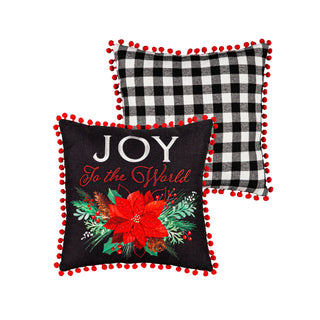 14" x 14" Christmas Joy Square Pillow