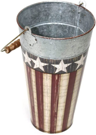 Patriotic Pail-9.5"H x 5.5"D