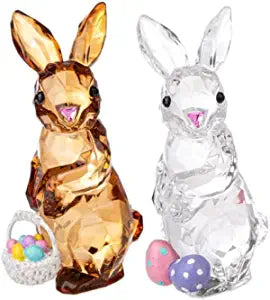 3.5" Acrylic Easter Bunny Figures