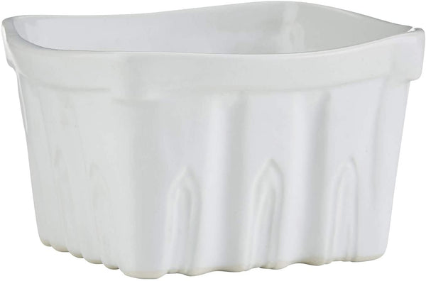 Porcelain Berry Basket, Small, White