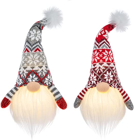 10" Snowflake LED Gnome