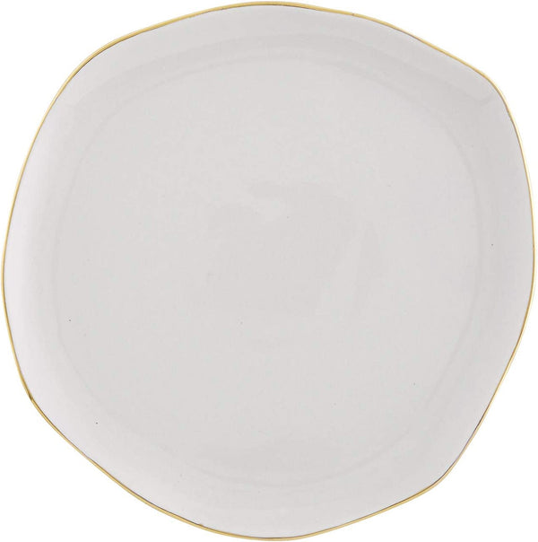 Ceramic Trinket Plate, Medium, Grey