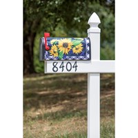 Sunflower Welcome Sublimated Mailbox Cover