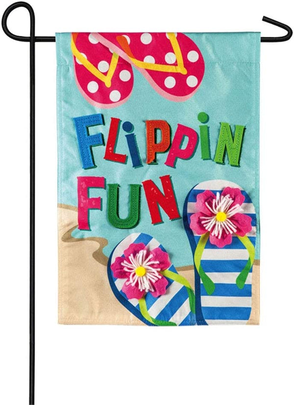 Flippin' Fun Garden Flag