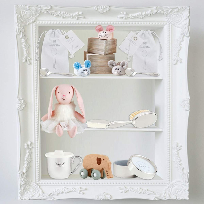 Silver-Plated Keepsake Brush + Comb Set