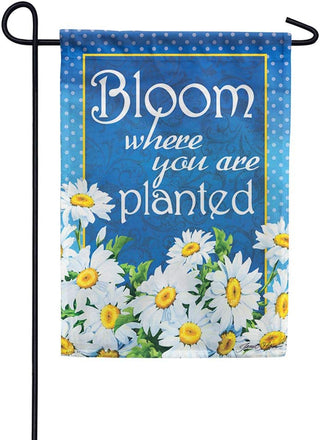 "Bloom Where You are Planted" Garden Flag, Multi-Color