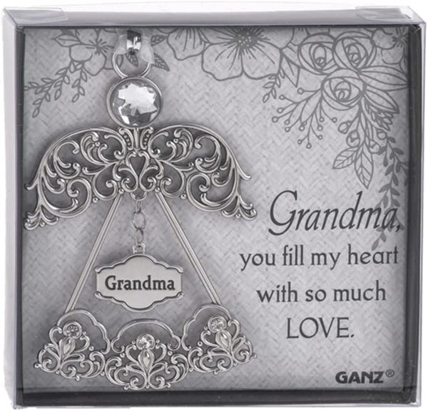 Grandma You Fill My Heart with So Much Love Hanging Ornament, 3.5-inch
