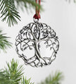 Solid Pewter Christmas Tree Ornament-6 Styles