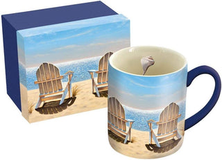 Adirondack Pair Beach Chair 14oz Ceramic Mug