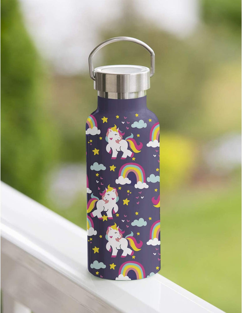 Unicorns and Rainbows Double Wall Steel Bottle