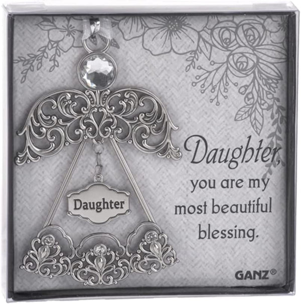 Daughter You are My Most Beautiful Blessing Hanging Ornament, 3.5-inch