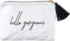 Lili + Delilah Waterproof Coin Purse with Tassel Pull, 5.75 x 4-Inches, Hello Gorgeous - F2724