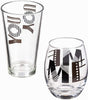 Me & You Stemless Wine Glass & Beer Glass Gift Set -9 x 7 x 5 Inches