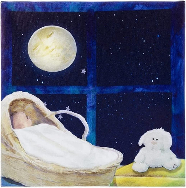 Nancy Tillman's "On The Night You Were Born", With Light Up Moon, Wall Art by Ganz