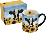 Surrounded by Sunflowers 14 oz. Mug by Lowell Herrero
