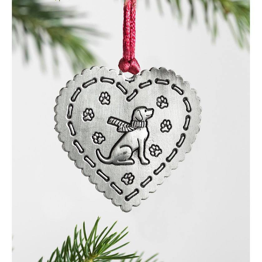 Solid Pewter Christmas Tree Ornament-6 Styles