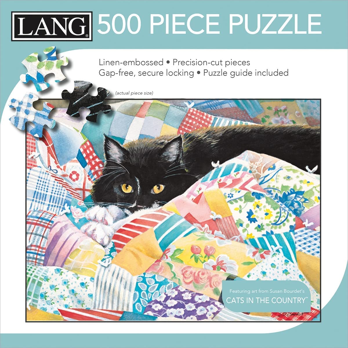 Perfect Timing Puzzles Grandma's Quilt 500 Piece Puzzle