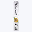 Sunflower Wooded Welcome Sign