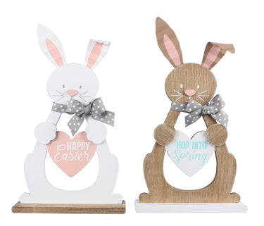 Wood Tabletop Easter Bunny