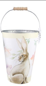 Metal Easter Bunny Buckets
