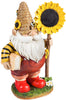 Honey Garden Gnome with Sunflower Sign
