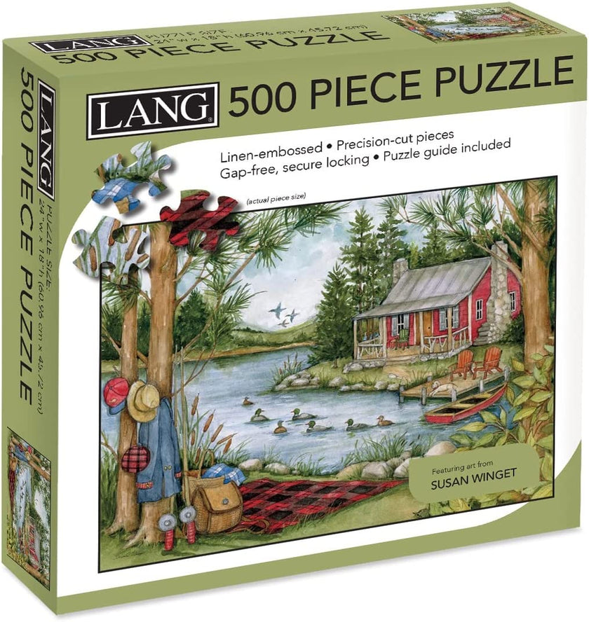 Picnic by The Lake, 500PC Puzzle