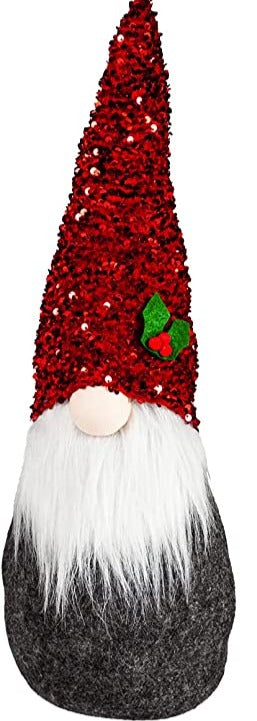 Plush Gnome with Sequin Hat