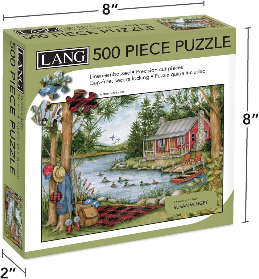 Picnic by The Lake, 500PC Puzzle
