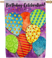 Birthday Celebration House Suede Flag - 28 x 1 x 44 Inches