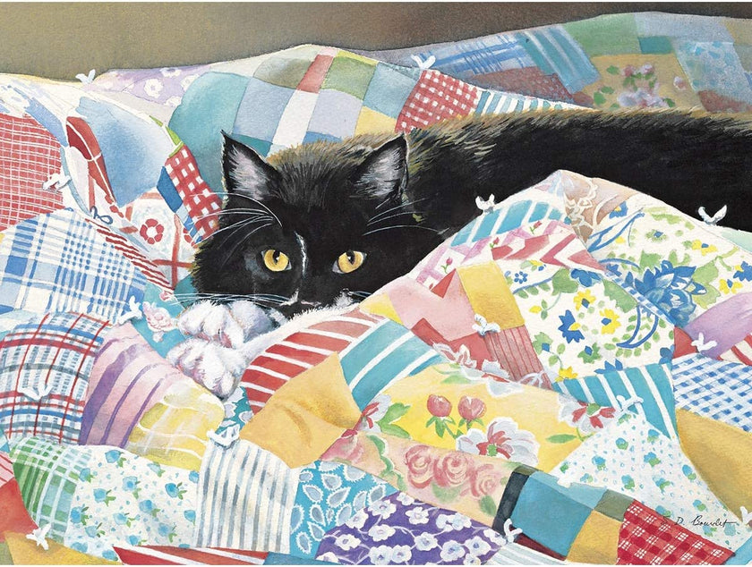 Perfect Timing Puzzles Grandma's Quilt 500 Piece Puzzle