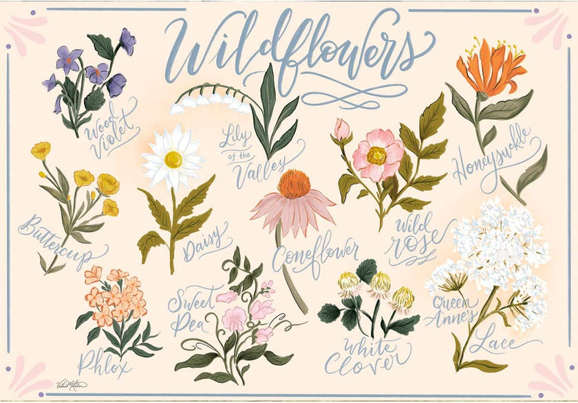 Wildflowers Puzzle - 1000 PC (5038054), Multicolor