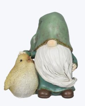 Resin Gnome with Friend Figurine