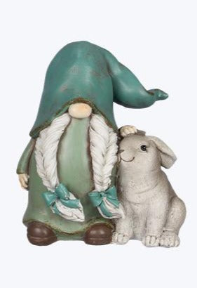 Resin Gnome with Friend Figurine