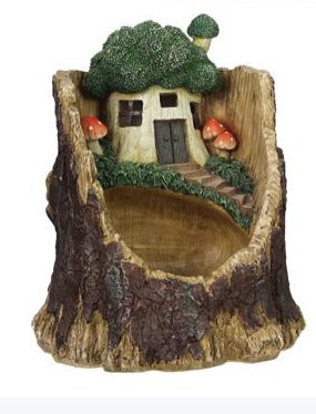 LED Resin Decorative Gnome House