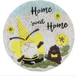 Cement Bee Gnome Stepping Stone