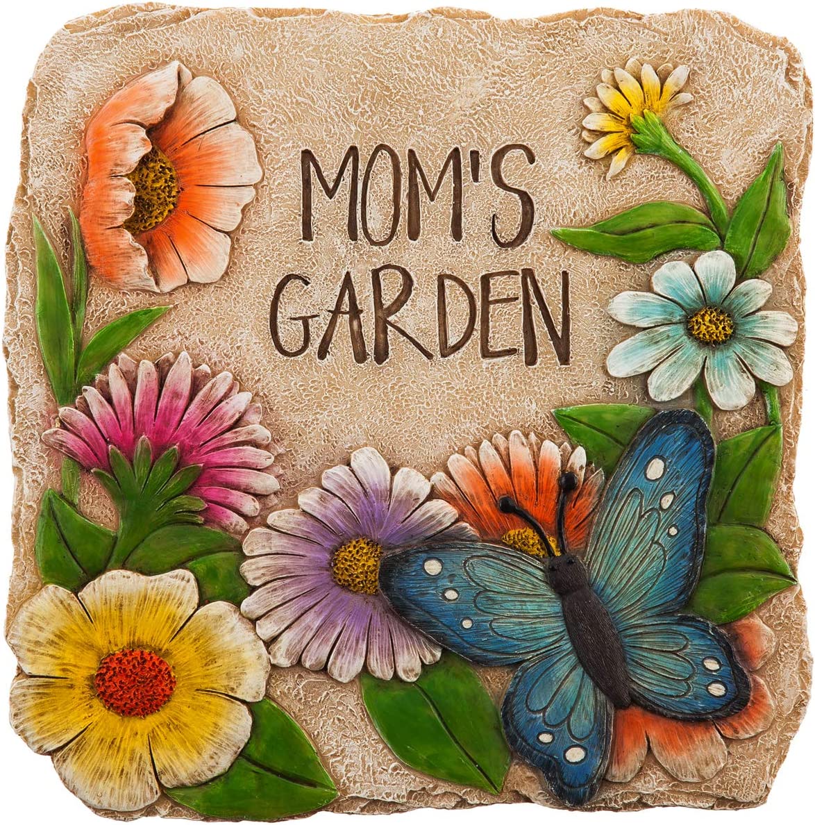 Mom's Garden Flower and Butterfly Stepping Stone - Outside Décor