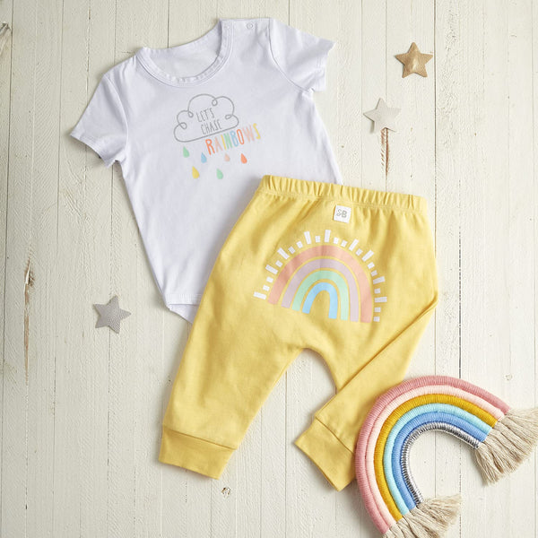 Let's Chase Rainbows Snapshirt, Fits 6-12 Months