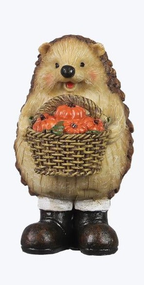 Standing Resin Hedgehog Figurine