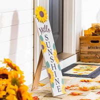 30" Hello Sunshine Sunflower Porch Leaner