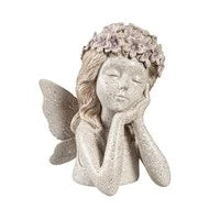 Lavender Garden Fairy Statue